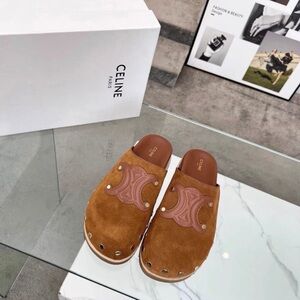 Celine Brown and Pink Women's Shoes